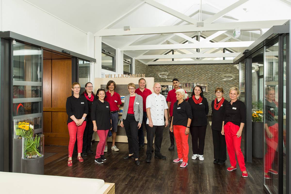 Teambild vom Bildungshaus St. Bernhard